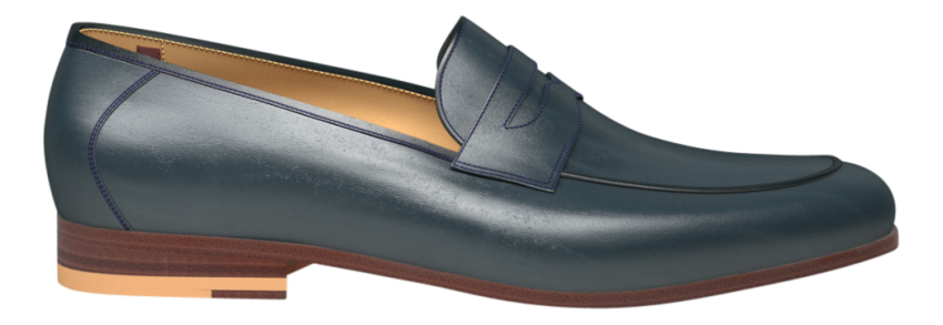 Navy Blue Dacon Loafer