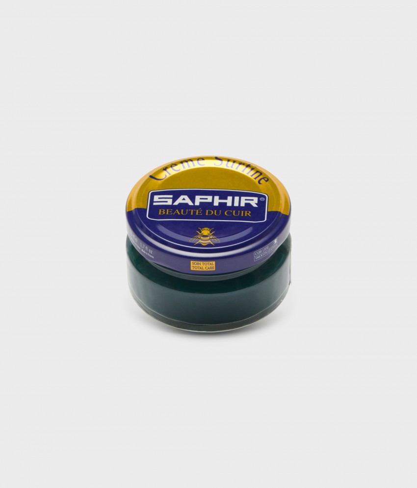 Saphir dark green pomadier cream
