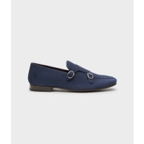 Double buckle flexible loafers