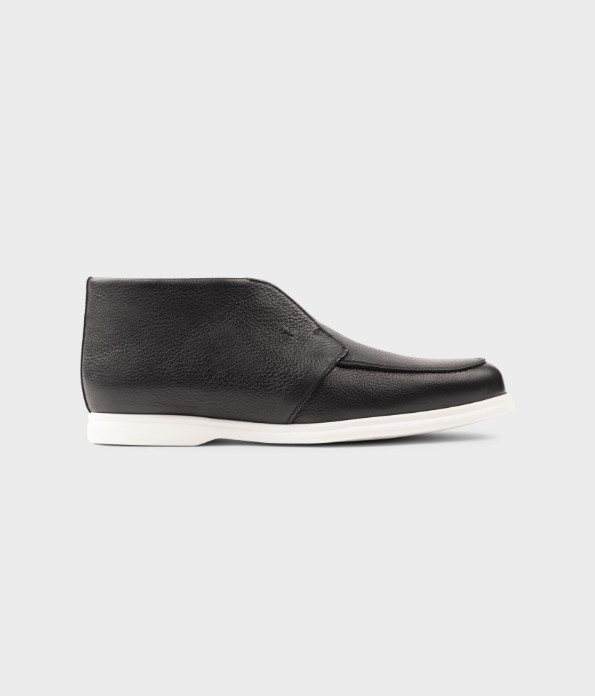 Leather ankle boots