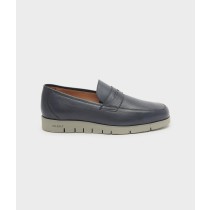 Loafers with mask and serrated sole 