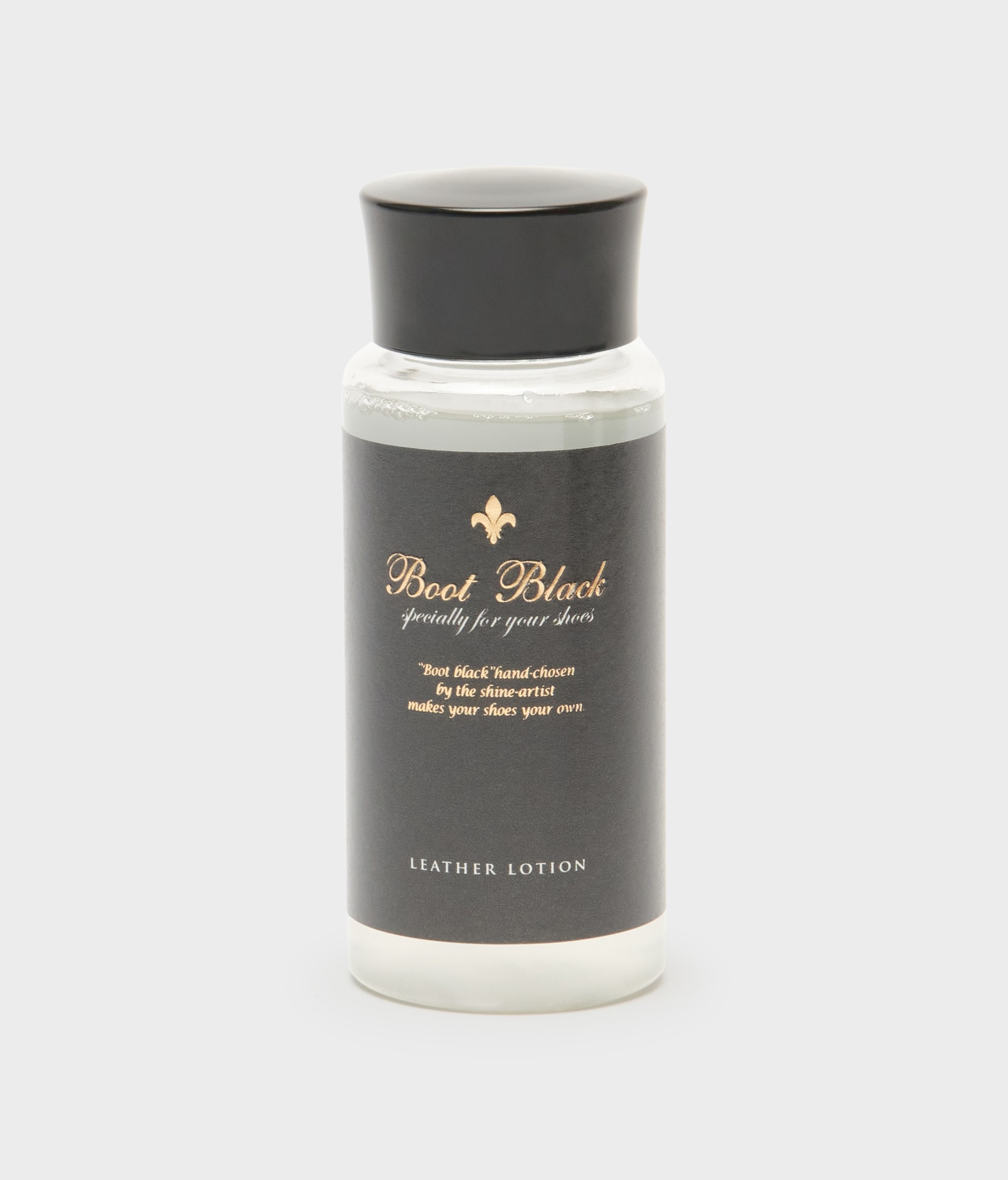 Boot Black leather lotion 